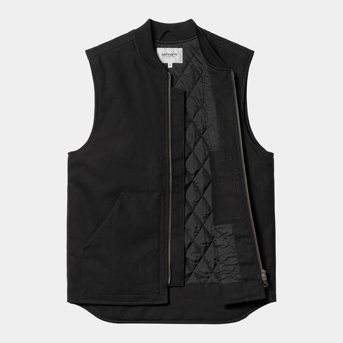 Carhartt WIP Vest - Black (rigid / quilted)