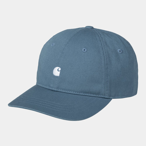 Carhartt WIP Madison Logo Cap - Vancouver Blue / White