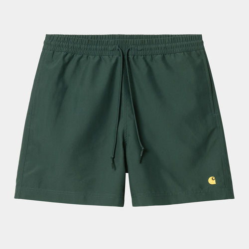 Carhartt WIP Chase Swim Trunks - Discovery Green / Gold