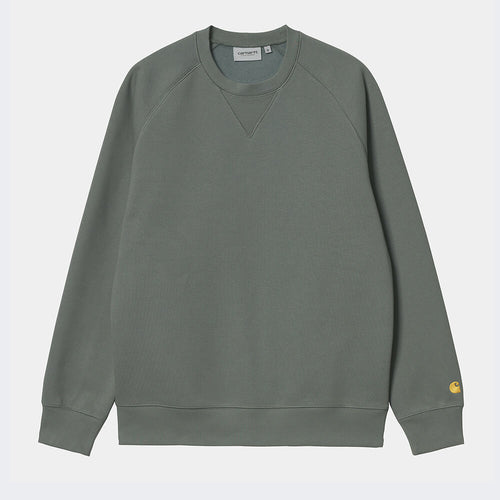 Carhartt WIP Chase Sweatshirt - Thyme / Gold