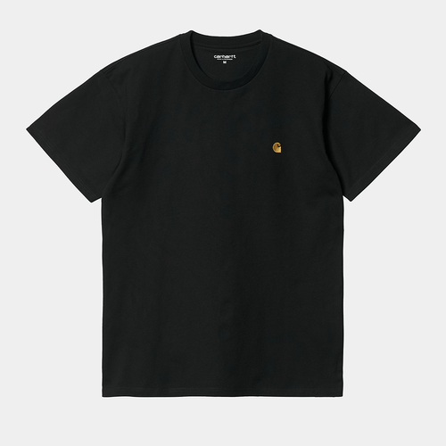 Carhartt WIP S/S Chase T-Shirt - Black / Gold