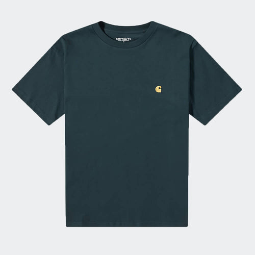 Carhartt WIP S/S Chase T-Shirt - Frasier / Gold