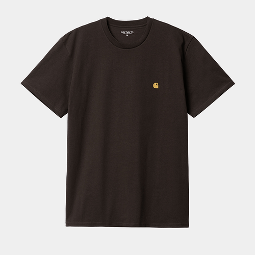 Carhartt WIP S/S Chase T-Shirt: Dark Umber - STAB T-Shirt, günstig t shirt kaufen,Streetwear in Berlin,Sneaker Shop,Adidas Schuhe