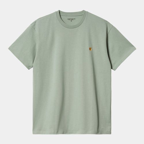 Carhartt WIP S/S Chase T-Shirt - Glassy Teal / Gold