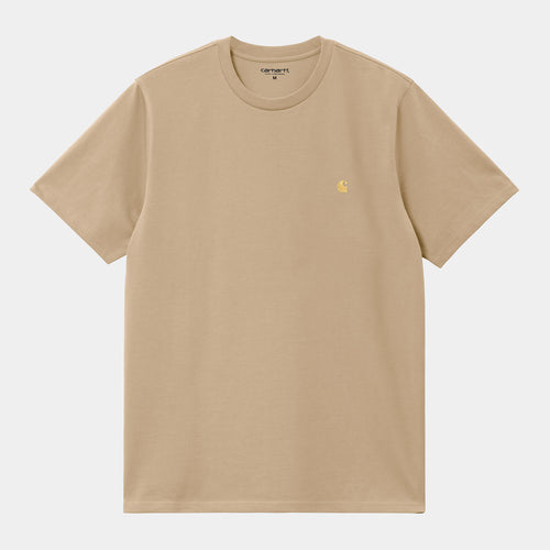 Carhartt WIP S/S Chase T-Shirt - Sable / Gold