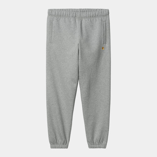 Carhartt WIP Chase Sweat Pant - Grey Heather / Gold