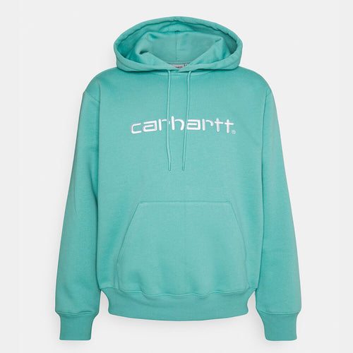 Carhartt WIP Hooded Carhartt Sweat - Bondi / White