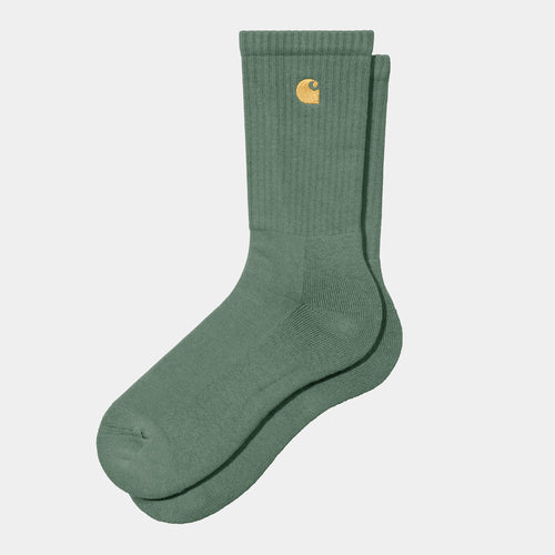 Carhartt WIP Chase Socks - Duck Green / Gold