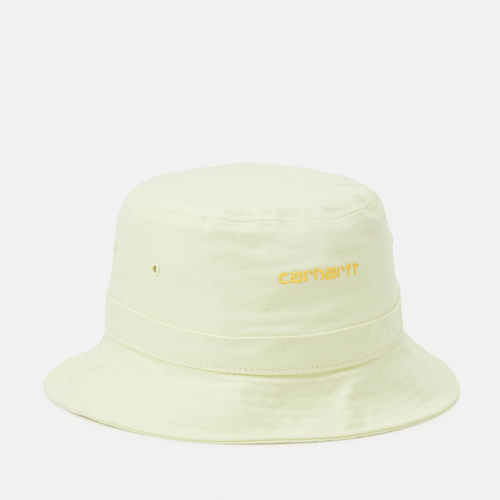 Carhartt WIP Script Bucket Hat - Soft Yellow / Popsicle