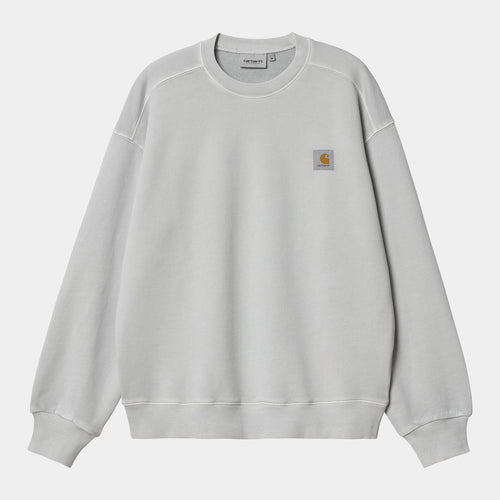 Carhartt WIP Nelson Sweat - Sonic Silver (garment dyed)