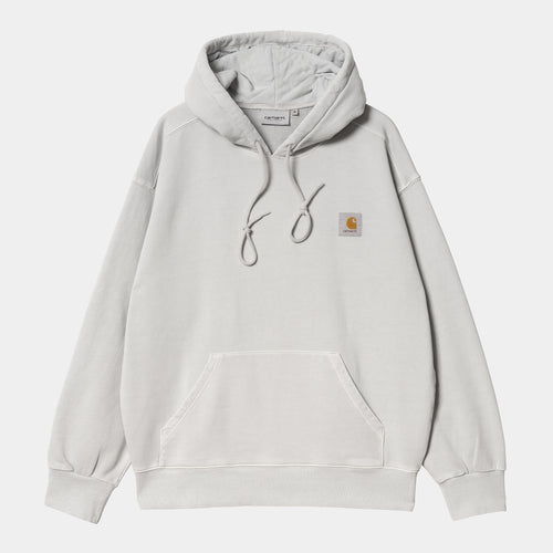 Carhartt WIP Hooded Nelson Sweat - Sonic Silver (garment dyed)