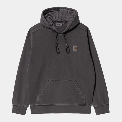 Carhartt WIP Hooded Nelson Sweat - Charcoal (garment dyed)