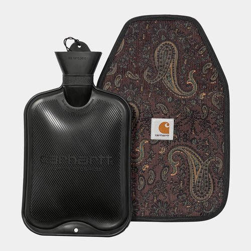 Carhartt WIP Paisley Hot Water Bottle - Black