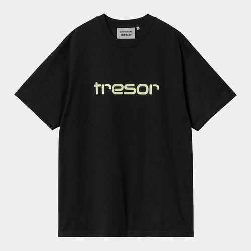Carhartt WIP x TRESOR Techno Alliance S/S T-Shirt - Black / Glow Green