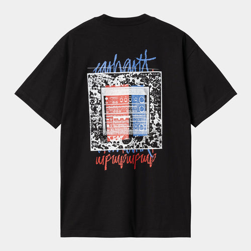 Carhartt WIP S/S Stereo T-Shirt: Black - STAB T Shirt, günstig t shirt kaufen, Streetwear in Berlin, Sneaker Shop, Schuhe.