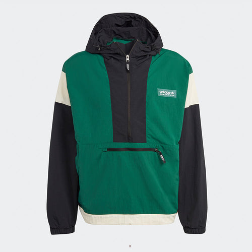 Adidas Adventure Premium Windbreaker - Dark Green / Black