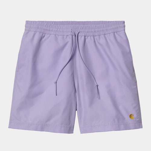 Carhartt WIP Chase Swim Trunk - Soft Lavender / Gold