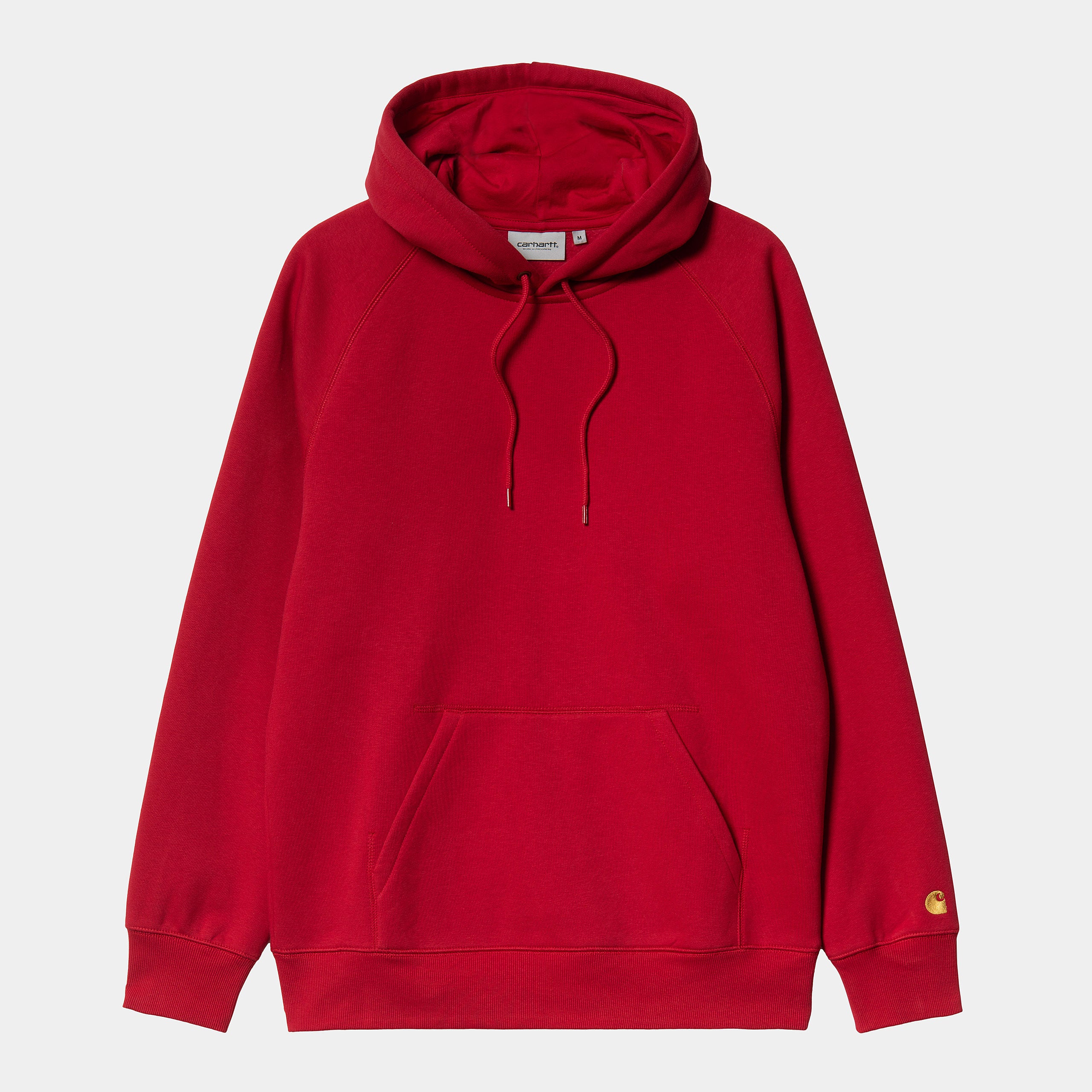 Carhartt WIP Hooded Chase Sweat - Cornel / Gold