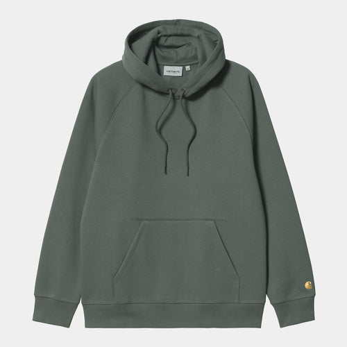 Carhartt WIP Hooded Chase Sweat - Jura / Gold