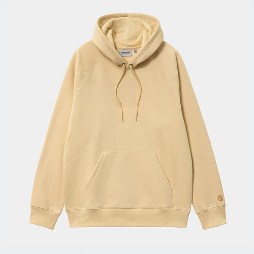 Carhartt WIP Hooded Chase Sweatshirt - Citron / Gold