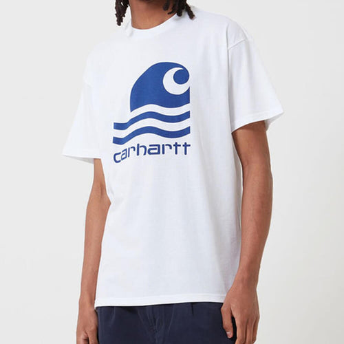 Carhartt WIP S/S Swim T-Shirt - White / Submarine