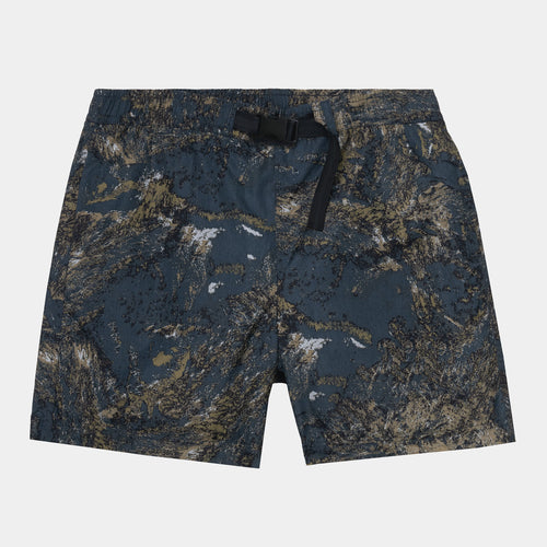 Carhartt WIP Terra Short - Satellite Print, Deep Lagoon