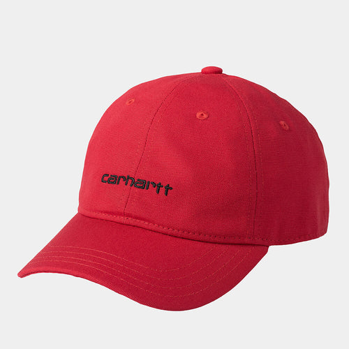 Carhartt WIP Canvas Script Cap - Rocket / Black