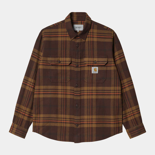 Carhartt WIP L/S Wallace Shirt - Wallace Check, Ale