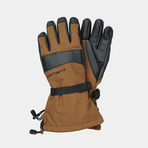 Carhartt WIP Duty Gloves - Hamilton Brown / Black