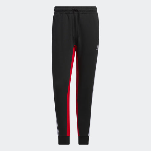 Adidas Soft Fleece Track Pants - Black / Red