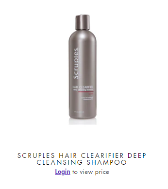 SCRUPLES HAIR CLEARIFIER DEEP CLEANSING SHAMPOO