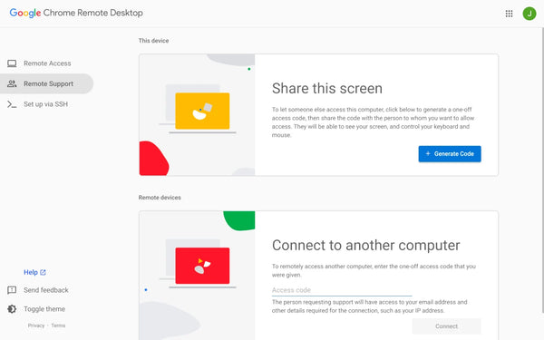 Google Remote Desktop