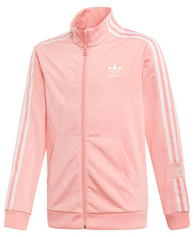 pink and white adidas jacket