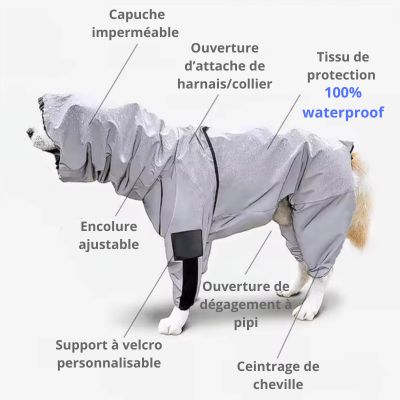 impermeable-chien-détails