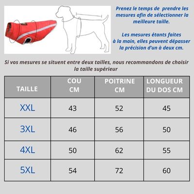 manteau-chien-tailles