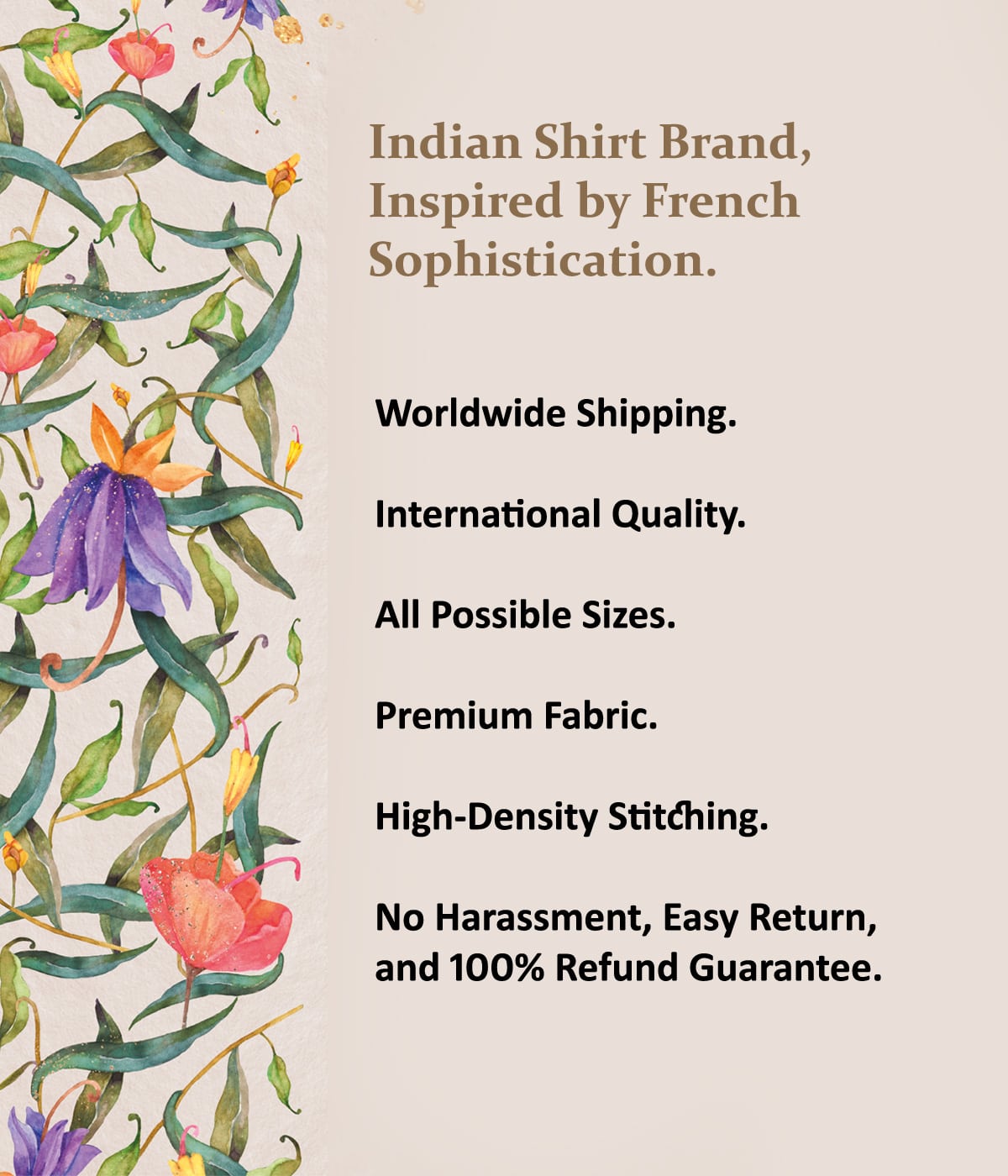 Shirt Size Chart (India) | Size S, M, L, Xl, Xxl, Xxxl Shirts – Privee Paris