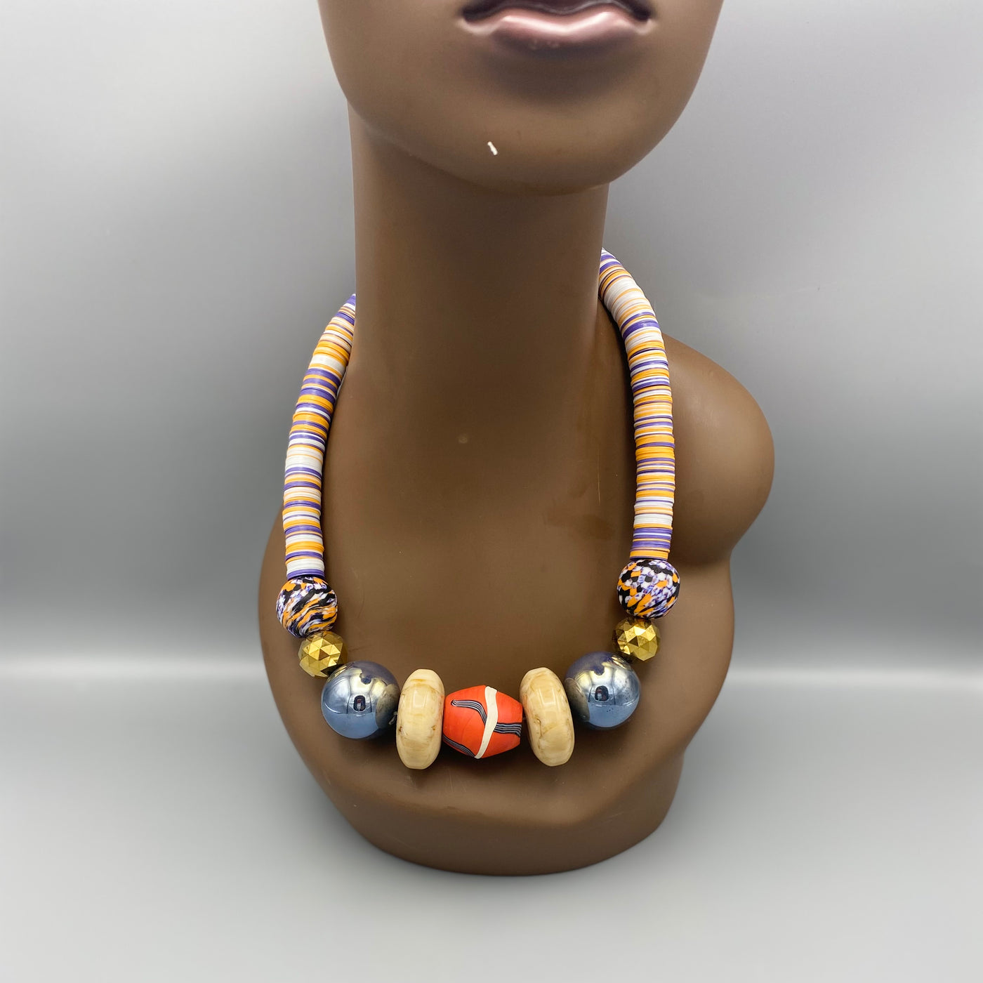 Toma Large Round Bead Necklace