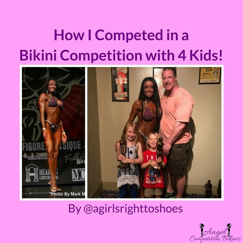 Bikini competition after pregnancy, fitnes competition with kids