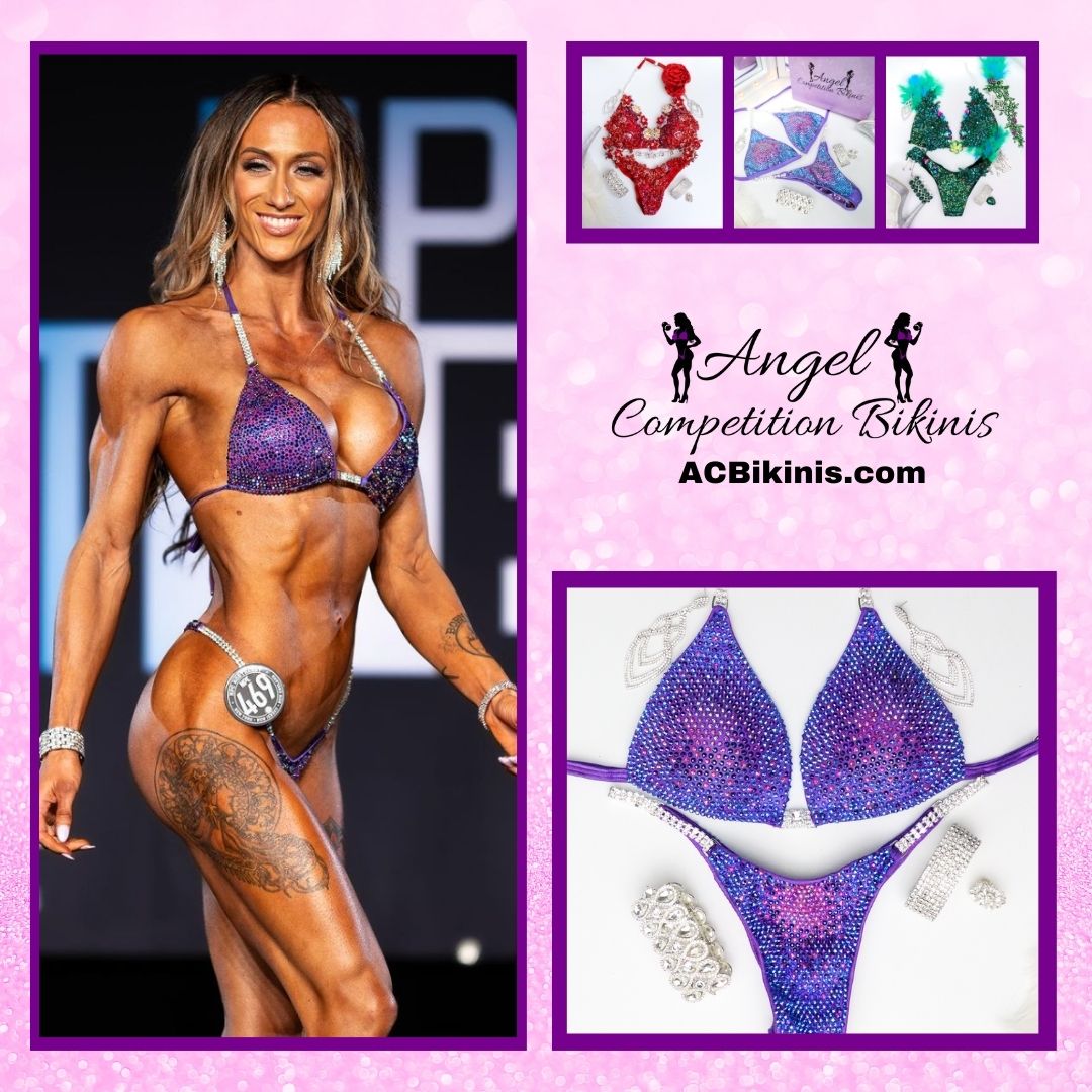 Shop our exclusive collection of competition bikinis and figure suits for NPC and IFBB bodybuilding events. Enhance your stage presence with our competition bikinis and figure suits for NPC and IFBB bodybuilding competitions. ACBikinis is the best source to shine on stage. With the perfect fit and highest quality, Angel Competition Bikinis is the best in the world. 
