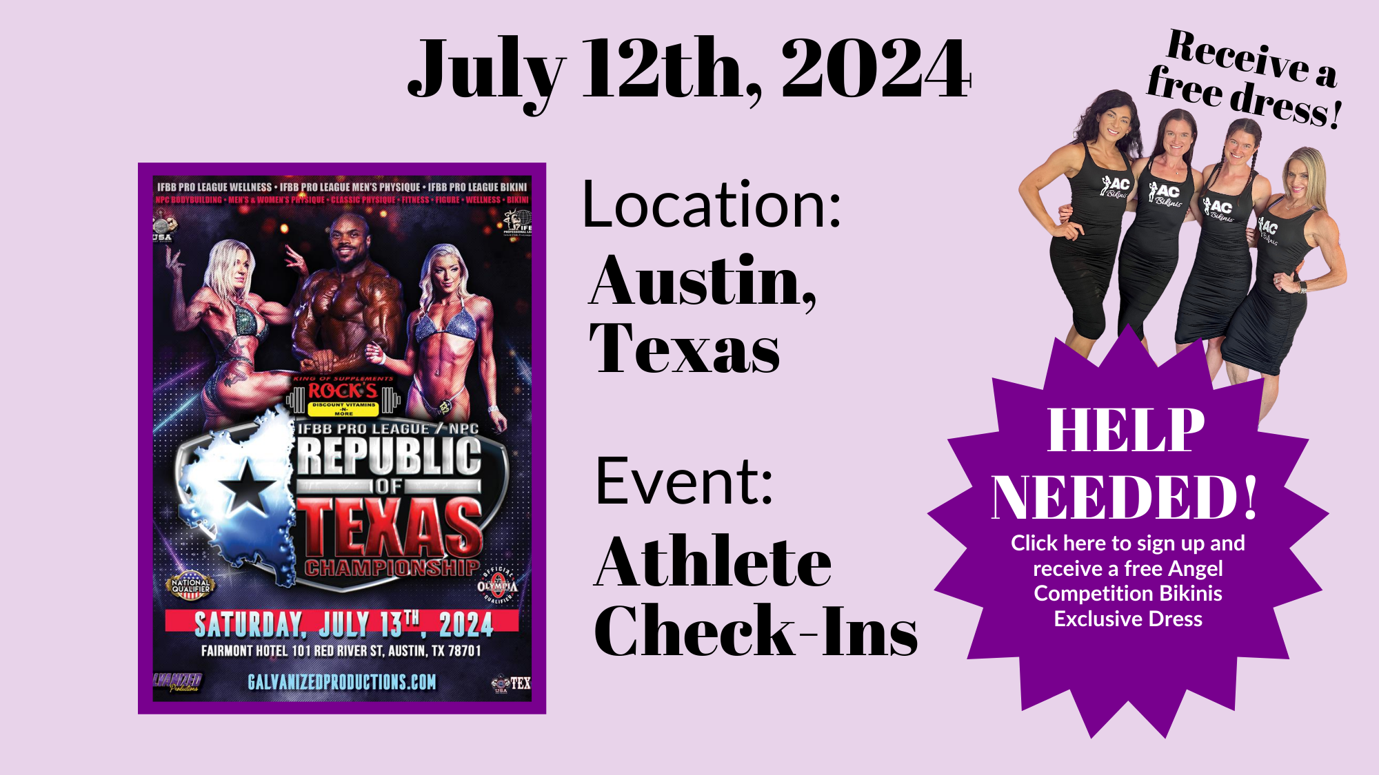 npc texas galvanized productions schedule, republic of texas npc show, Texas bodybuilding, texas competition suits