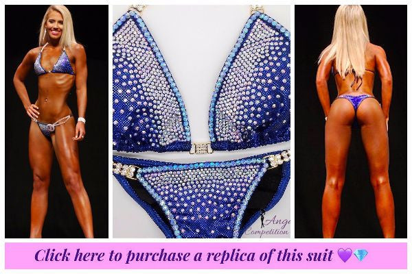 brittany lesser competition bikini from angel competition bikinis