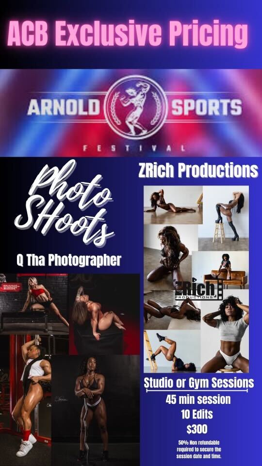 We are working with Zach Richmond and have exclusive Angel Competition Bikinis pricing.  Contact Zach Richmond by clicking here to take advantage of this. If you don't know Zach, he is one of the best in the industry and has photographed many of the top IFBB Pros and Olympians. 