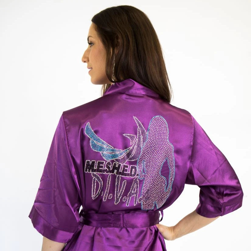 Competition Day Robes from Angel Competition Bikinis, the best backstage robe for bikini competitors, npc show day robe, figure competitor robe