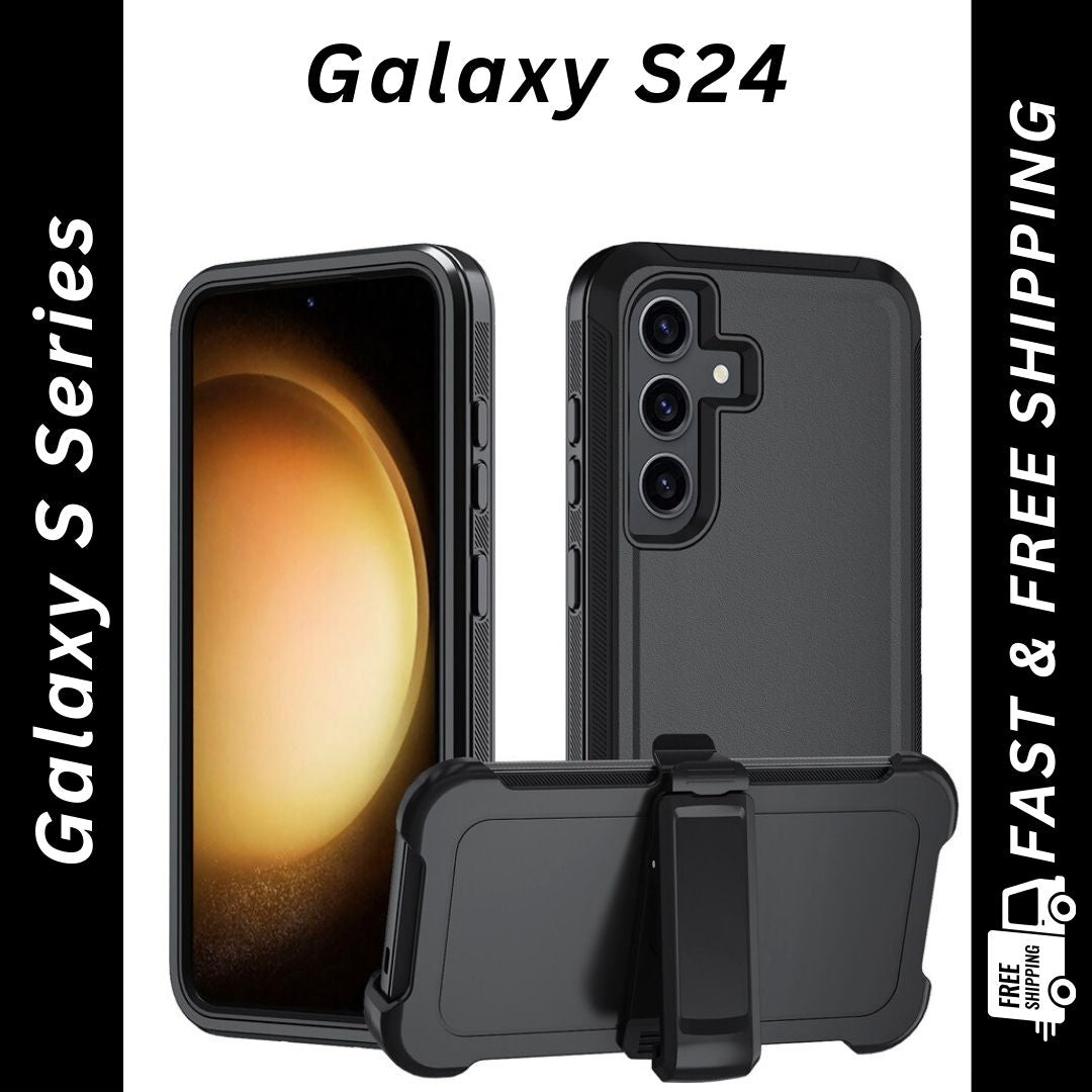 Galaxy S24 Defender Case – Ultimate Protection with Sleek Design