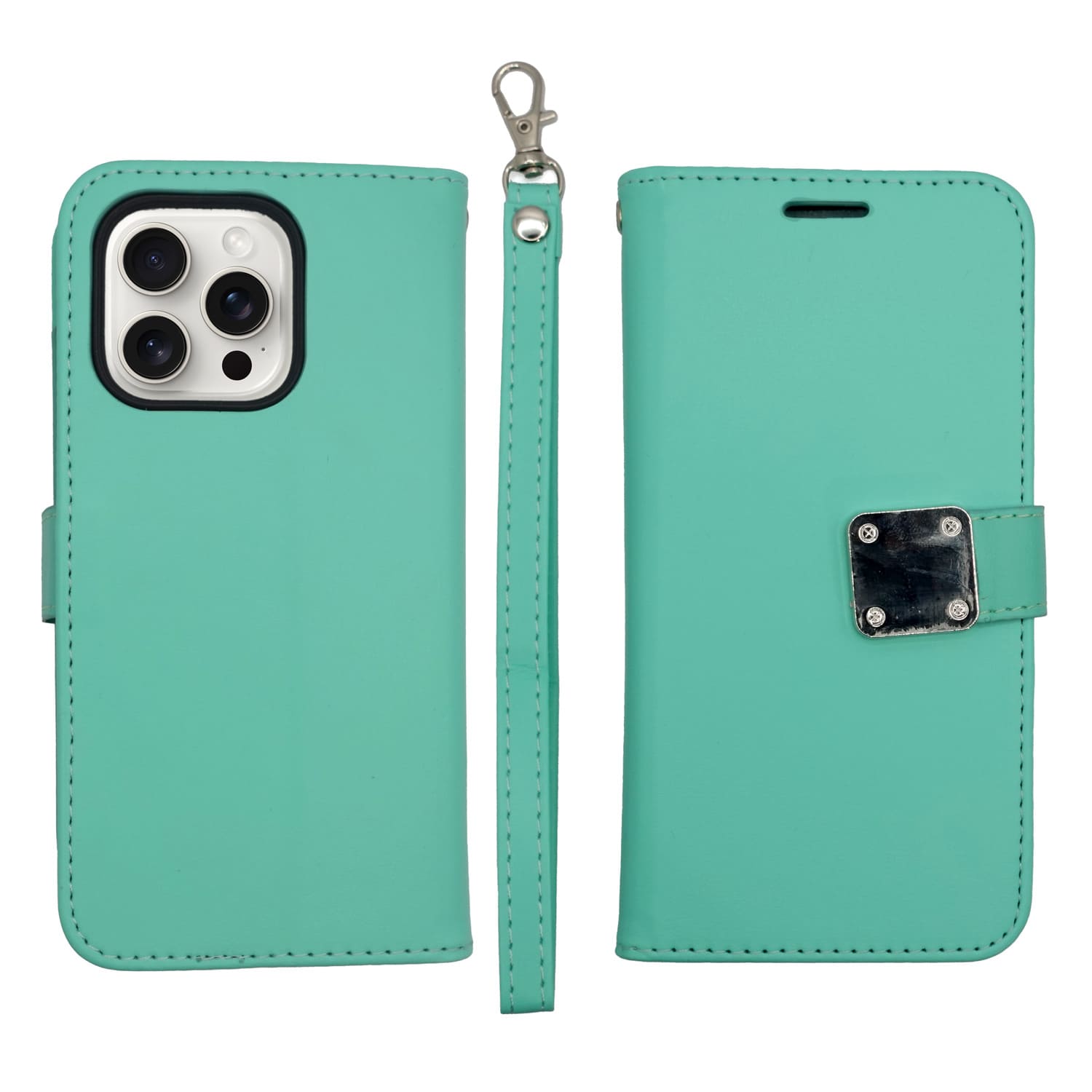 Wallet Case for iPhone 13 Pro Max (6.7) Green
