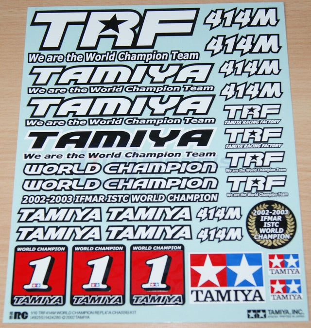 Tamiya 58601 Tractor Kumamon Version/WR02G, 9495838/19495838, Decals/S –  TTP Models