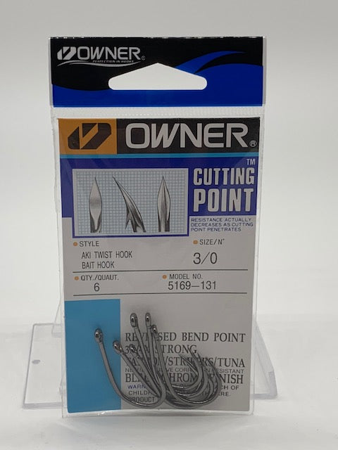 Owner Cutting Point Gorilla Live Bait Hook Size 3/0 – Been There