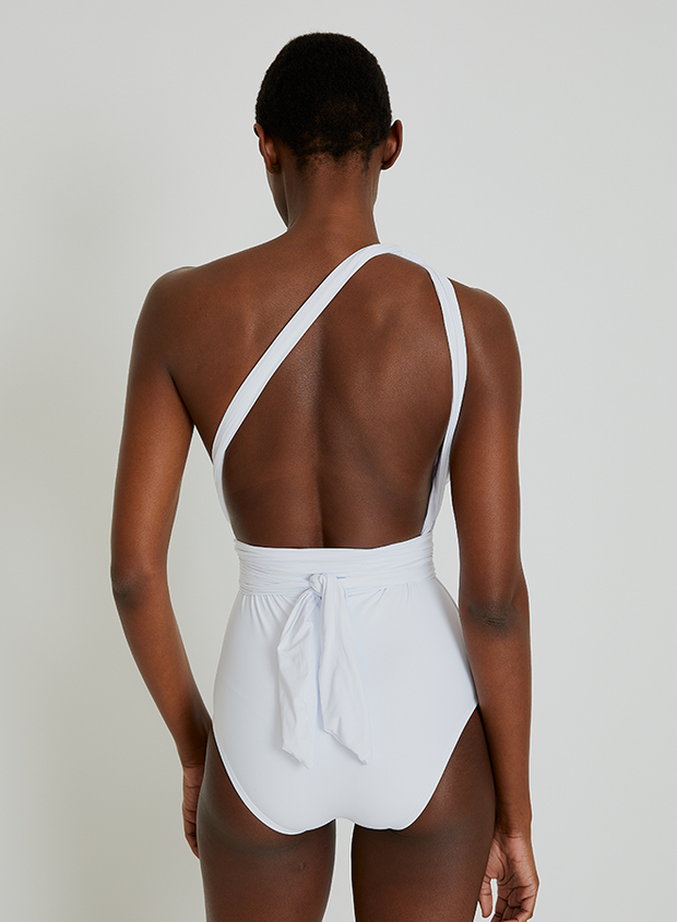 Lenny Niemeyer Chic Halter One Piece Swimsuit White Style 778 Catriona