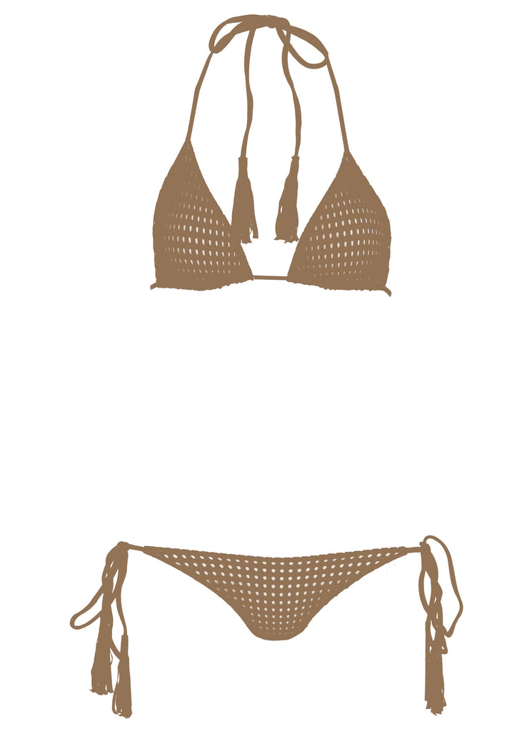 Acacia Swimwear Polihale Mesh Bikini Bottom in Beach Babe - Catriona ...