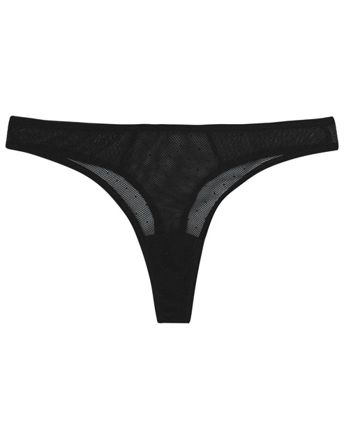 Jabouley Black Lace Hipster Thong – Catriona